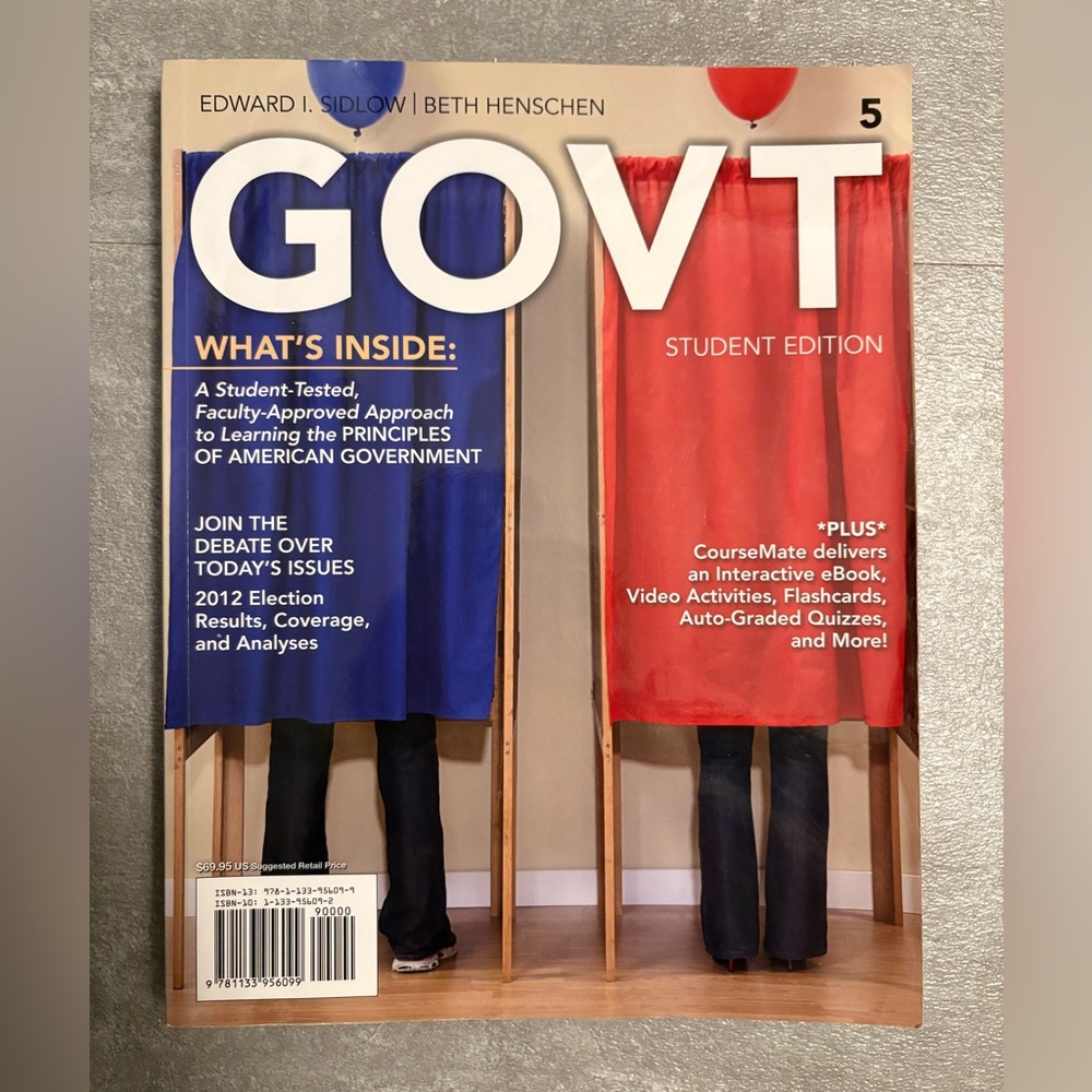 GOVT Student Edition Textbook